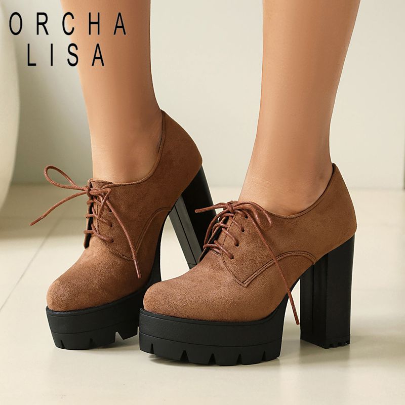 Women'S Shoes Extended Sizes - ORCHA LISA Sepatu Wanita Hot Flock