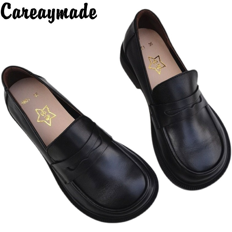 Women'S Shoes To Men'S Size - Careaymade-Sepatu Kasual Wanita Sepatu Oxford Selip