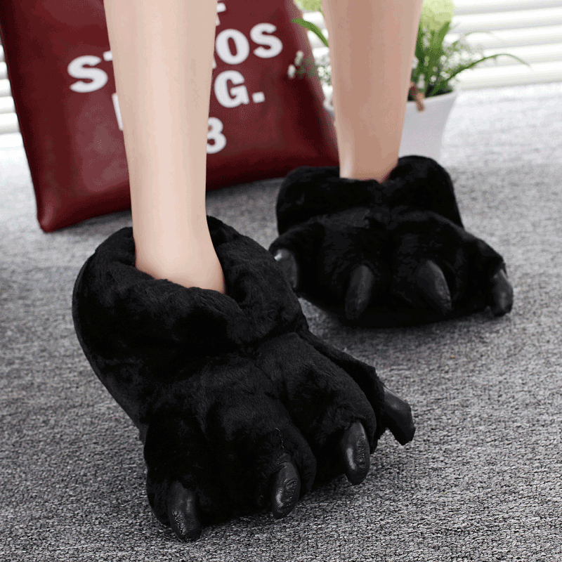 Women Shoes Black - Sepatu Paw Hewan Hitam Ukuran 35-43