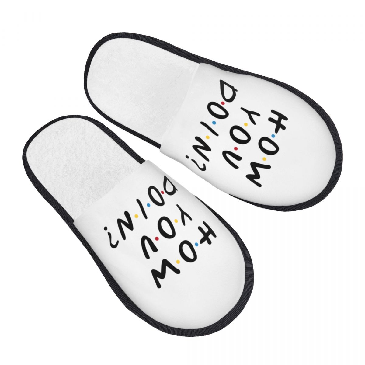 Women Shoes Quote - Sandal Rumah Busa Memori Custom Friends