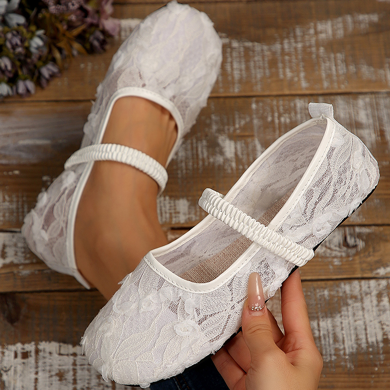 Shoes For Women Flats - Sepatu Wanita Sepatu Datar Jaring Bersirkulasi