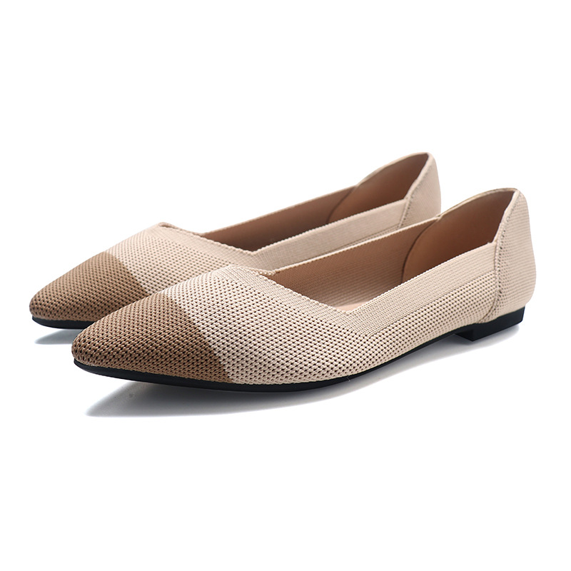 Pointed Toe Flat - Sepatu Datar Musim Semi Musim Panas