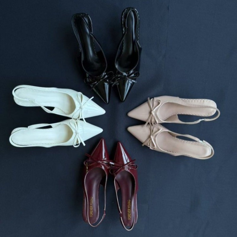 Pointed Toe Flat - Sandal Wanita Ujung Lancip Sepatu Pesta