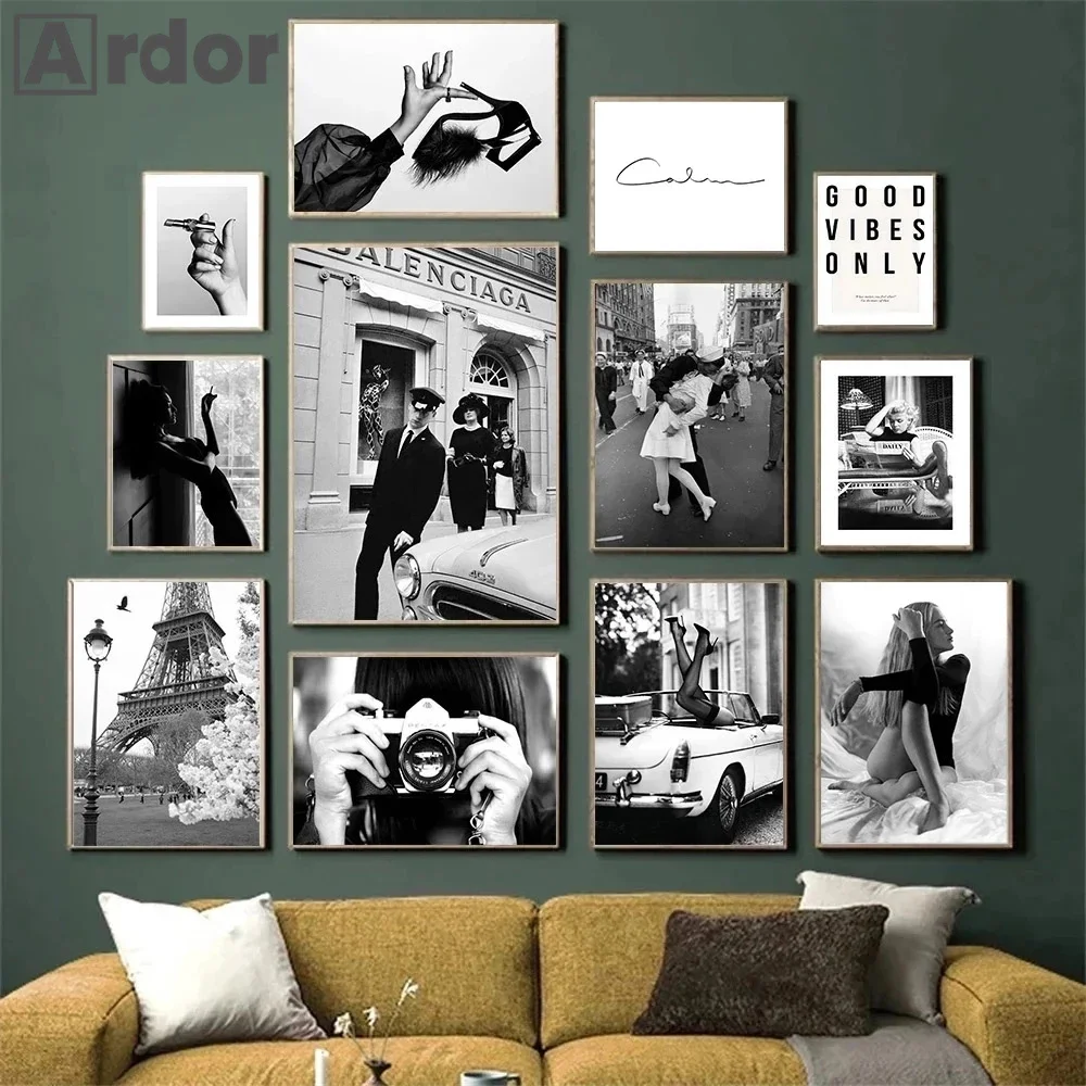 Women Shoes Quote - Mode Seksi Wanita Poster Seni Dinding