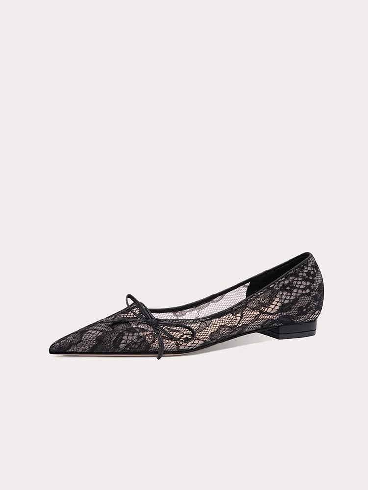 Sepatu Hak Stiletto Datar Musi - Pointed Toe Flat ulasan dan harga