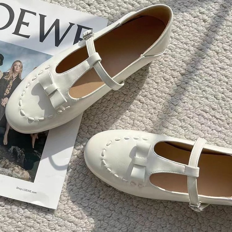 Sepatu Mary Jane Tali Prancis  - Shoes For Women Flats ulasan dan harga