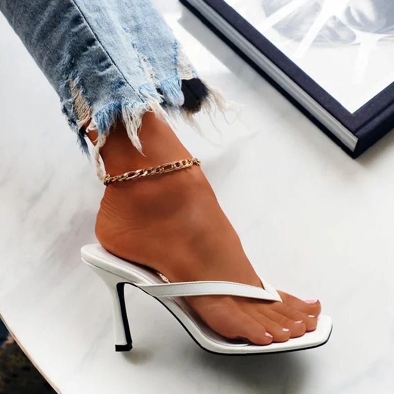 Sandal jepit hak tinggi wanita - Women Shoes Black ulasan dan harga