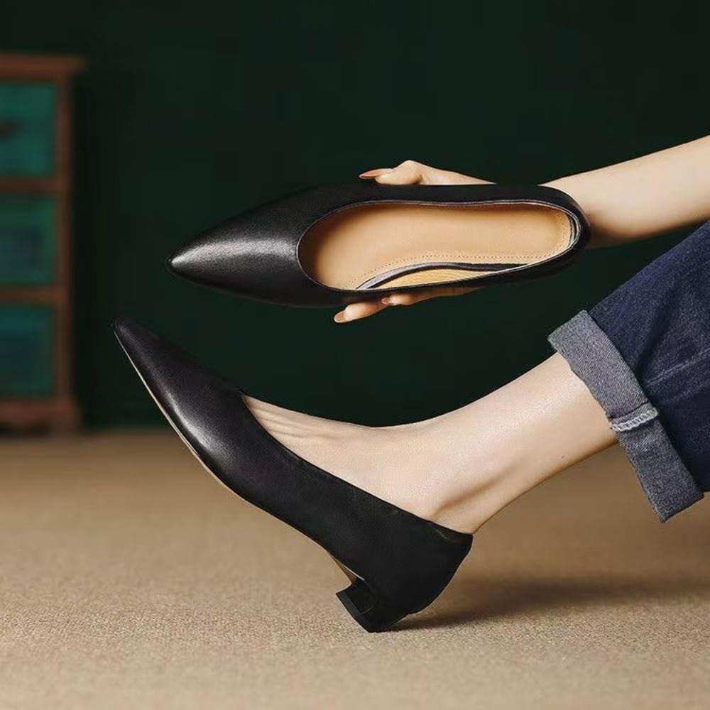 ​ ​ Sepatu Pumps Wanita Hak Re - Women Shoes Black ulasan dan harga