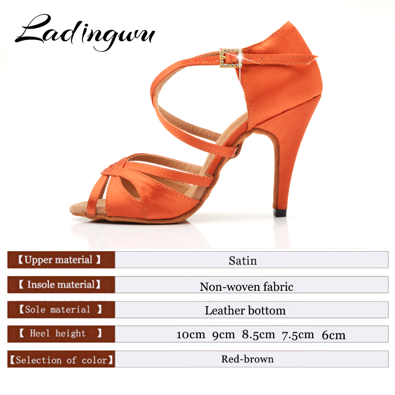 Sepatu Dansa Salsa Satin Merah - Women'S Shoes Z ulasan dan harga