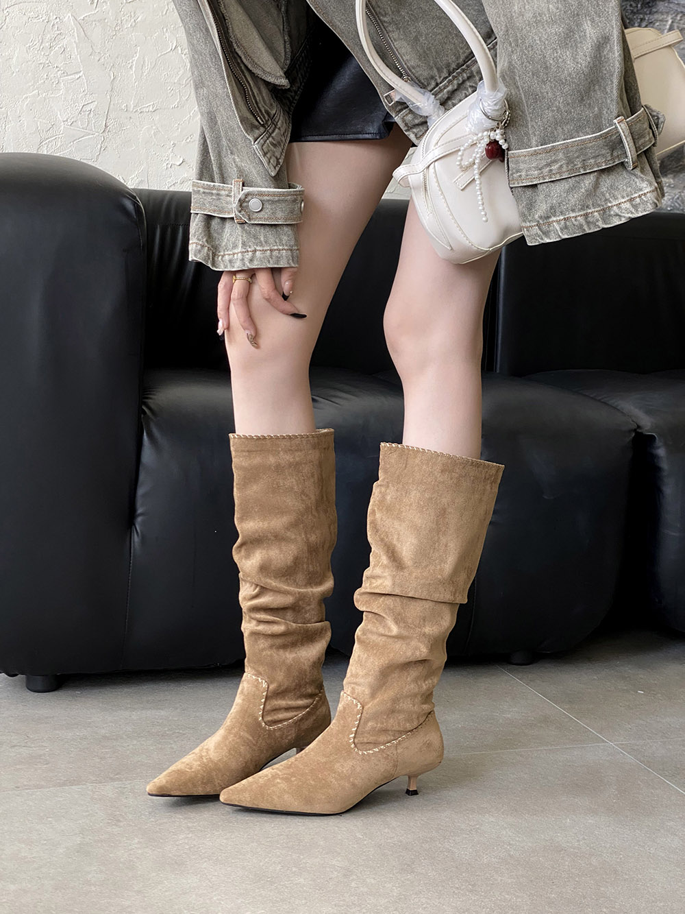 Sepatu Bot Wanita Setinggi Lut - Women'S Shoes Chelsea ulasan dan harga