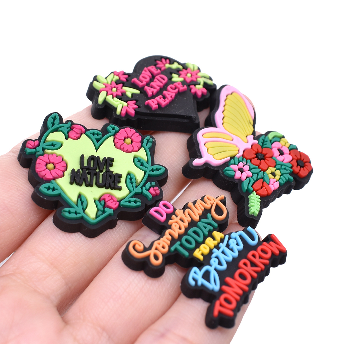 4-16PCS Aksesoris Sepatu Punk  - Women Shoes Quote ulasan dan harga
