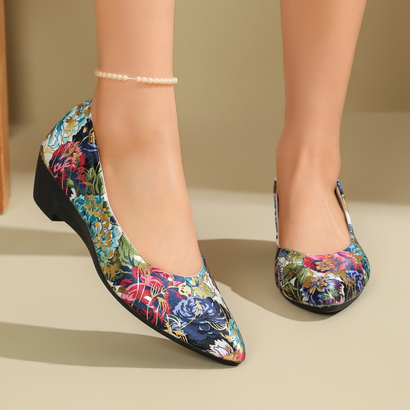 Sepatu Wedge Wanita Berujung R - Women Shoes Xxl ulasan dan harga