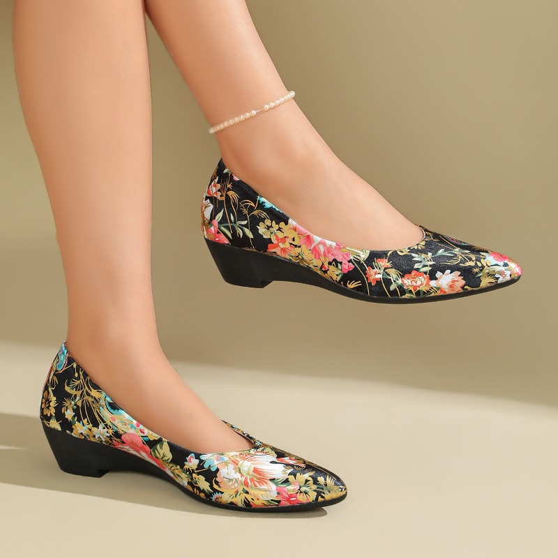 Sepatu Wedge Wanita Berujung R - Women Shoes Xxl ulasan dan harga