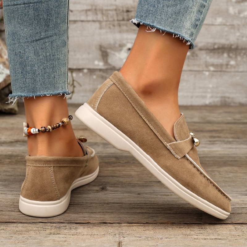 Sepatu Wanita Gaya Vintage Ing - Pointed Toe Flat ulasan dan harga