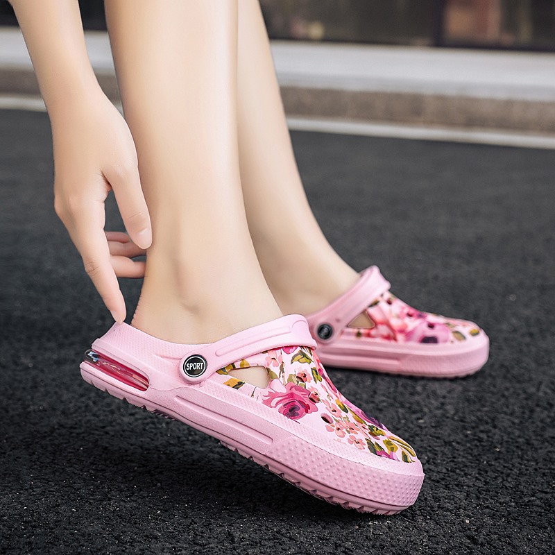 Sandal Bakiak Grafiti Bunga Wa - Women'S Shoes Crocs ulasan dan harga