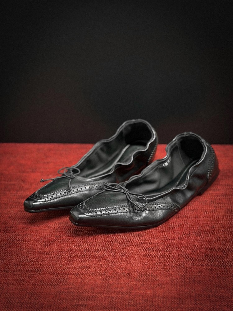 Sepatu Hak Tinggi Model Slip-o - Pointed Toe Flat ulasan dan harga