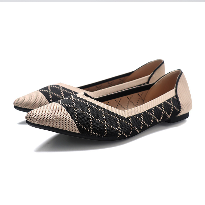 Sepatu Datar Musim Semi Musim  - Pointed Toe Flat ulasan dan harga