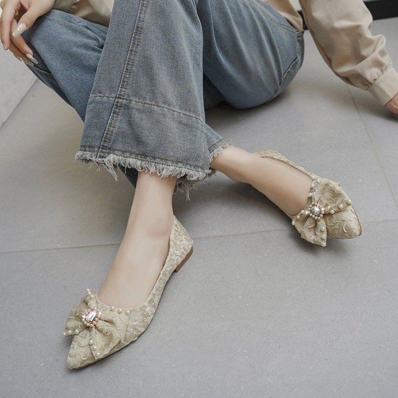Sepatu Wanita Flat Shining Sho - Pointed Toe Flat ulasan dan harga