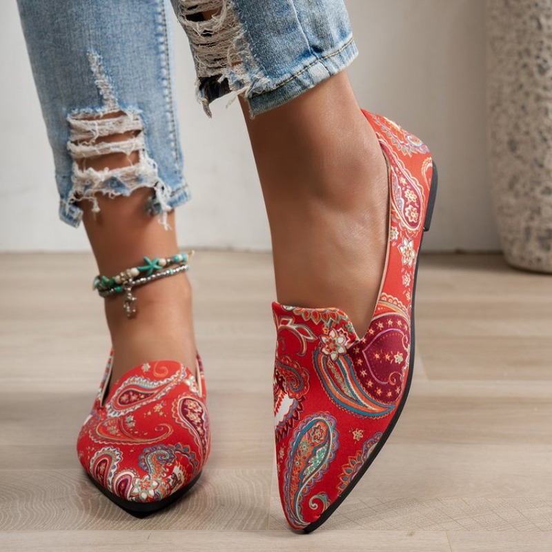 Sepatu Wanita Musim Gugur Baru - Pointed Toe Flat ulasan dan harga