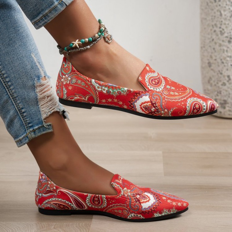 Sepatu Wanita Musim Gugur Baru - Pointed Toe Flat ulasan dan harga