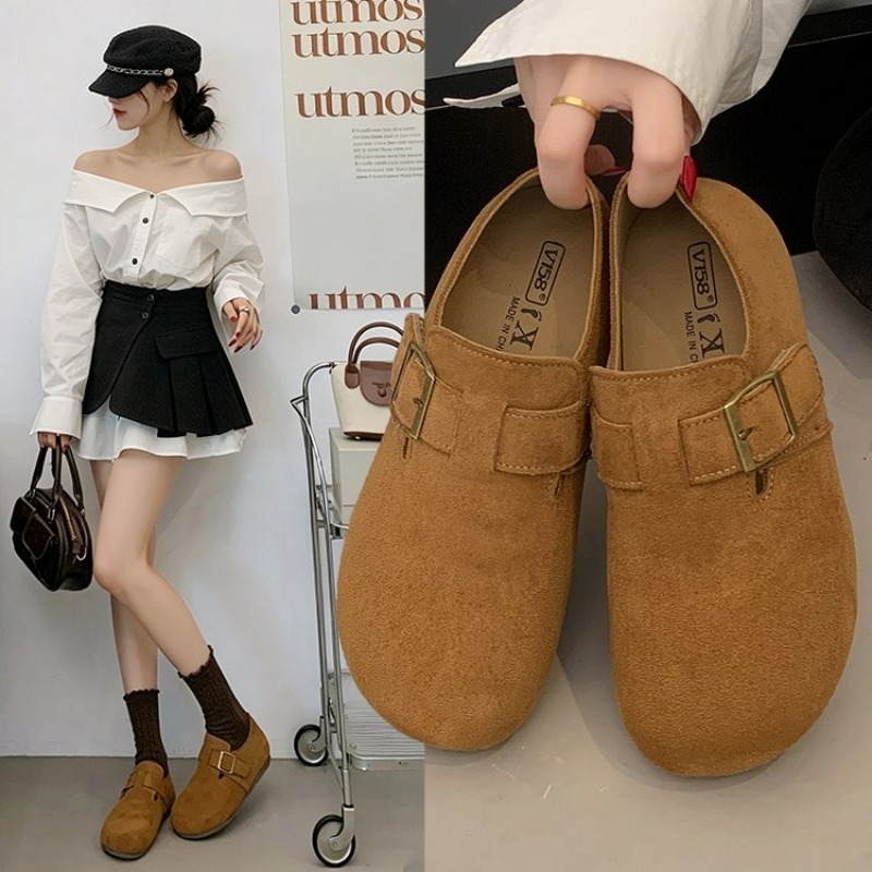 Sepatu Birken Wanita Berbahan  - Pointed Toe Flat ulasan dan harga