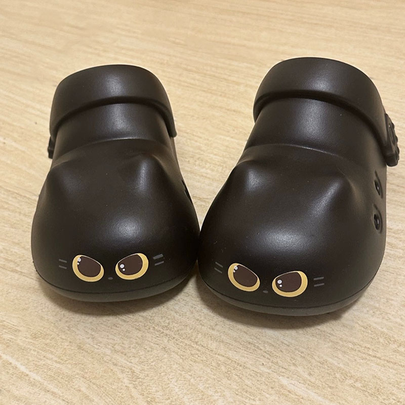 Sandal selop kucing hitam krea - Women Shoes Black ulasan dan harga