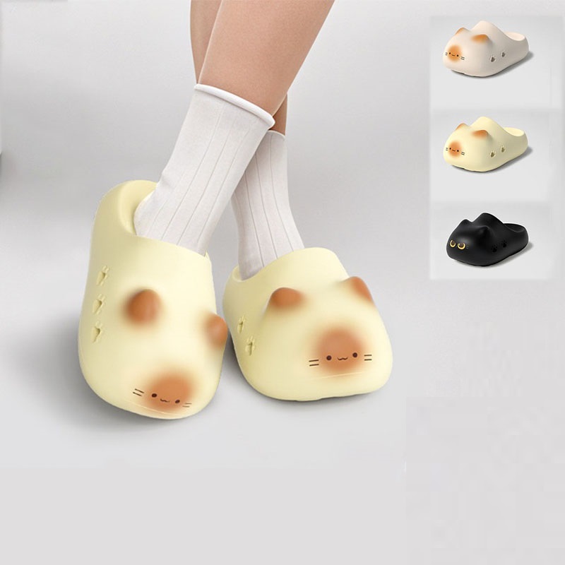 Sandal selop kucing hitam krea - Women Shoes Black ulasan dan harga