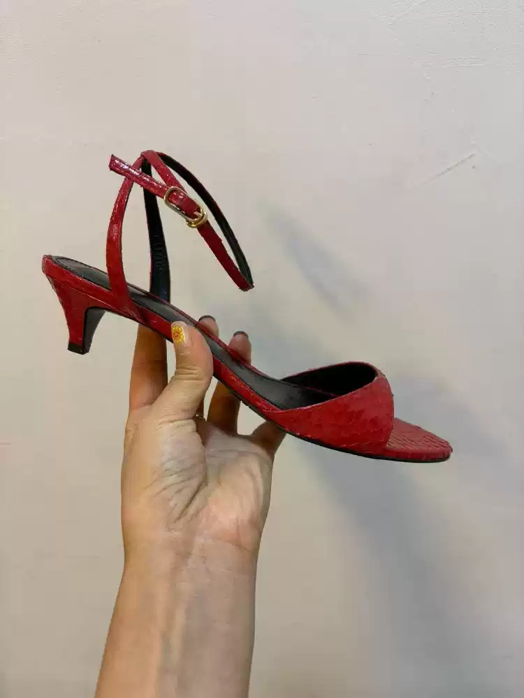 Sandal Wanita Hak Kitten Kulit - Women'S Shoes Crocs ulasan dan harga